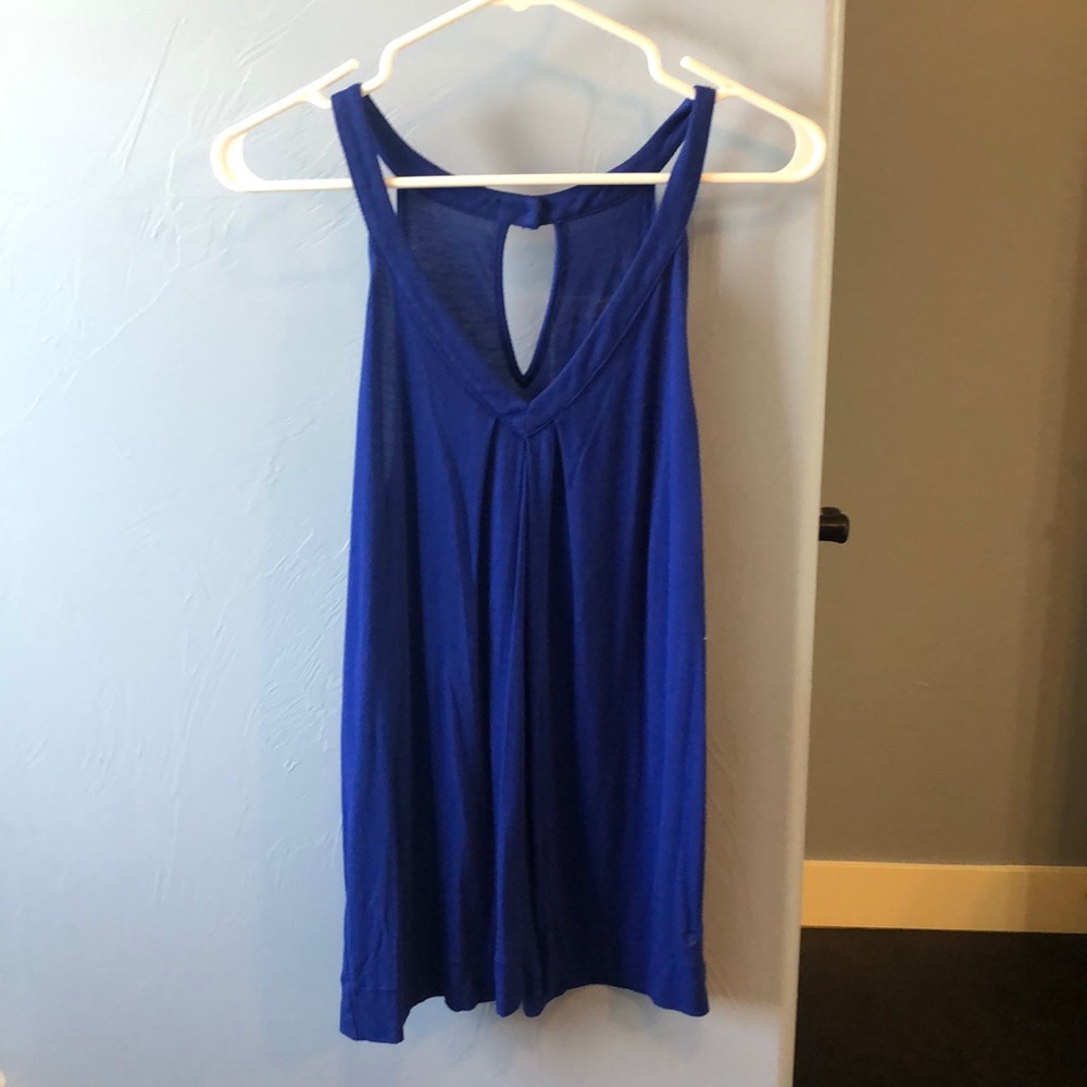 Blue tank